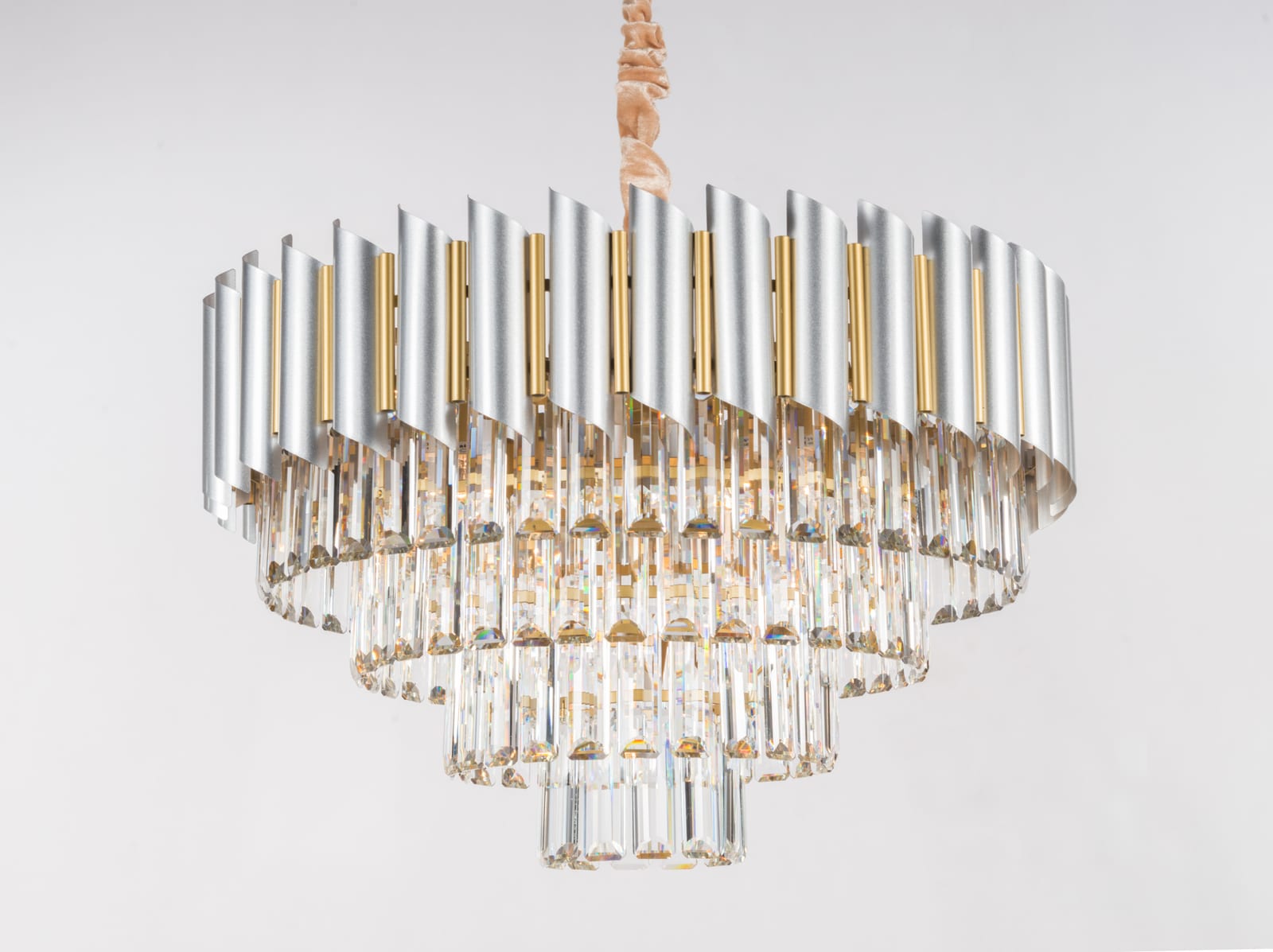 Люстра Класична SD-9192WA/12A SIL+BRS