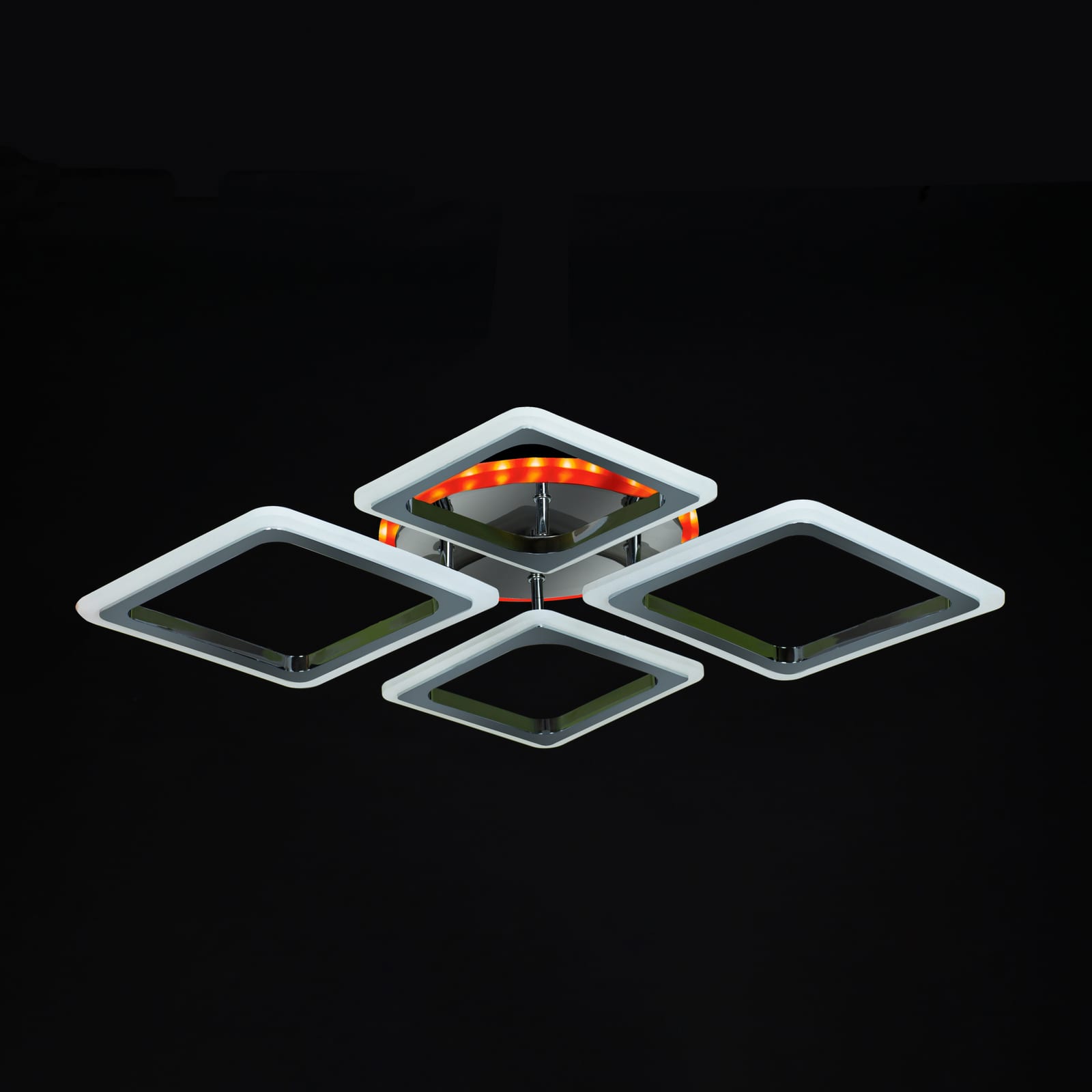 Люстра Світлодіодна SС-7118/2+2C BP/RGB