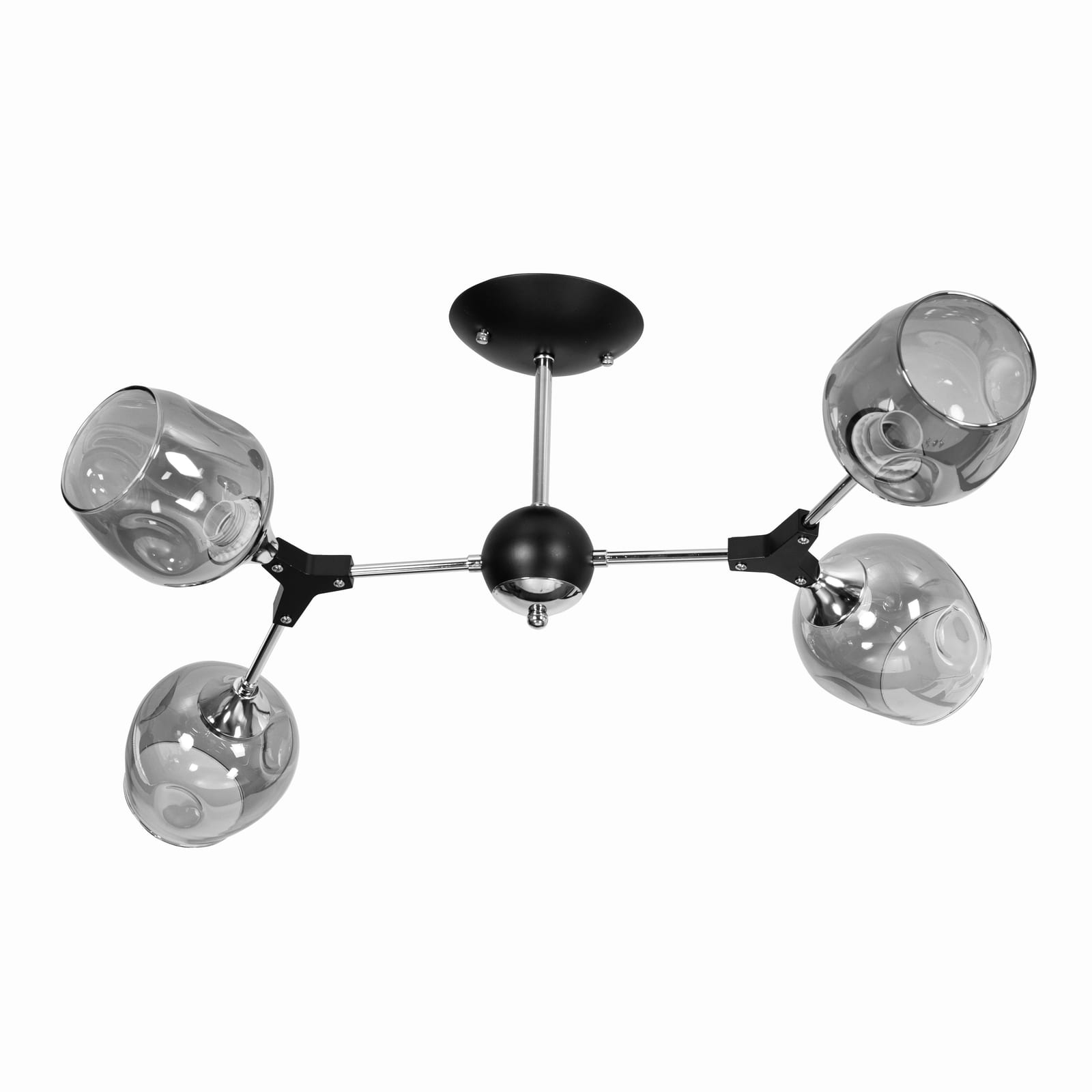 Люстра Декоративна SR-K2104/4 BK+CR