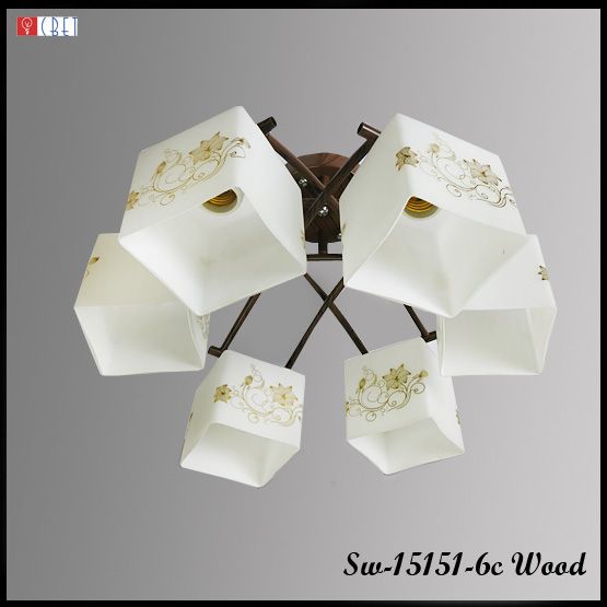 Люстра Декоративна SW-15151/6C WOOD