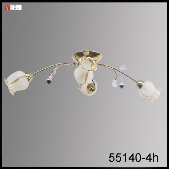 Люстра Декоративна 55140/4H CG BRN PK GN