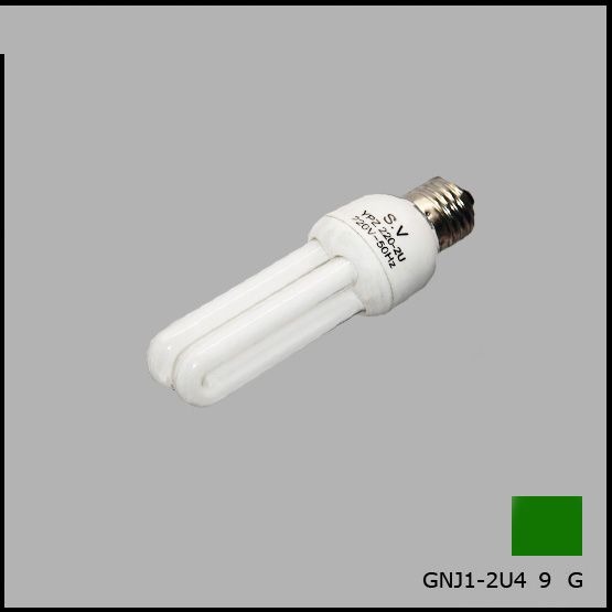 Лампа енергосберігаюча GNJ1 2U4-9 GREN зелена