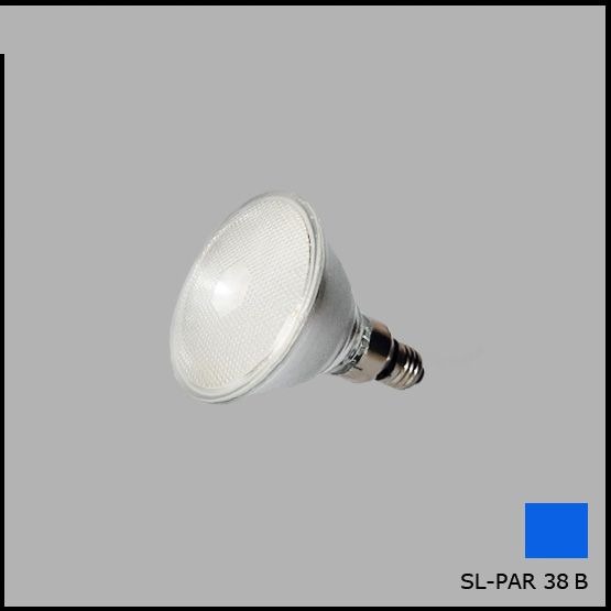 Лампочка світлодіодна SL-PAR 38 BL синя