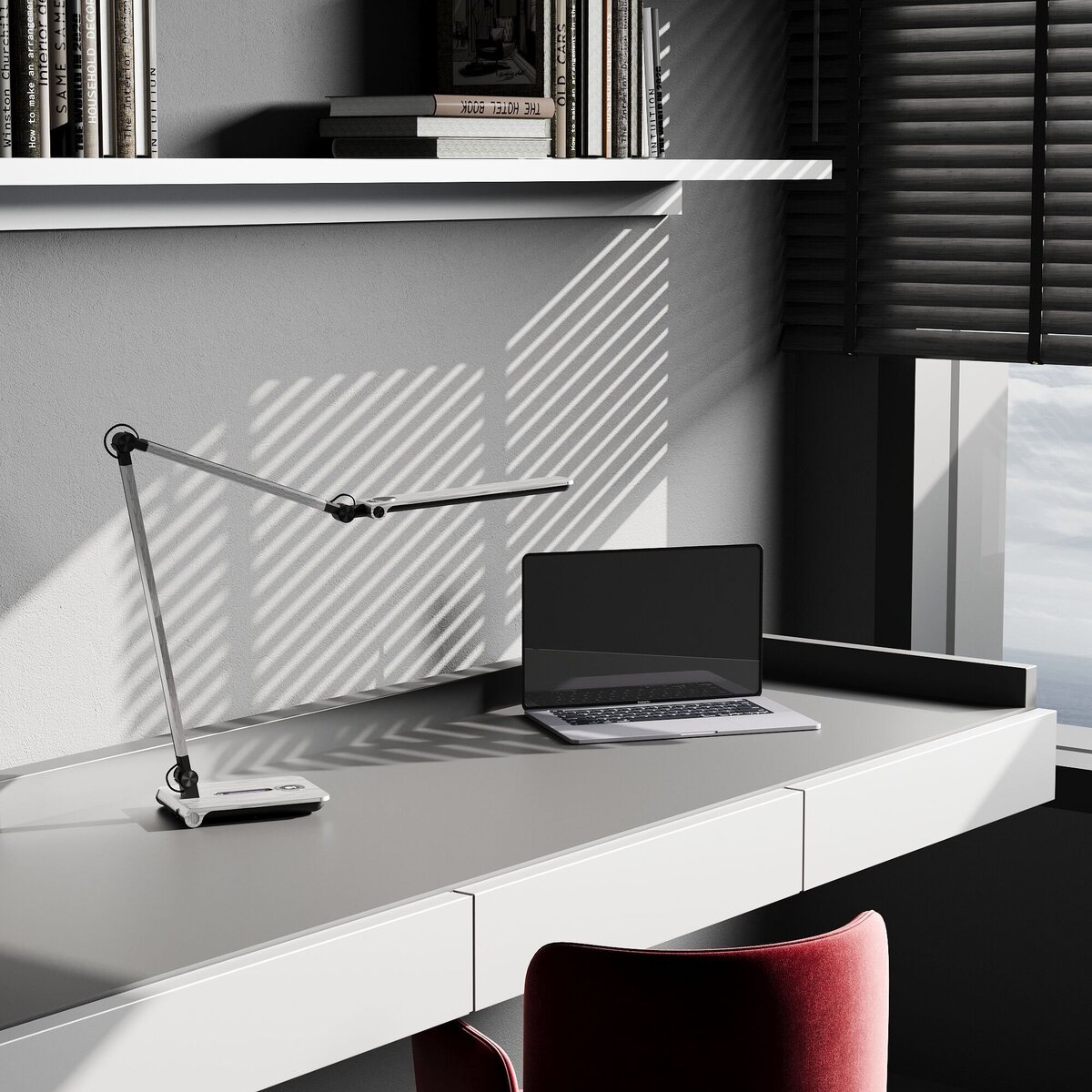 Лампа настільна світлодіодна Sirius BL-1121 brushed silver