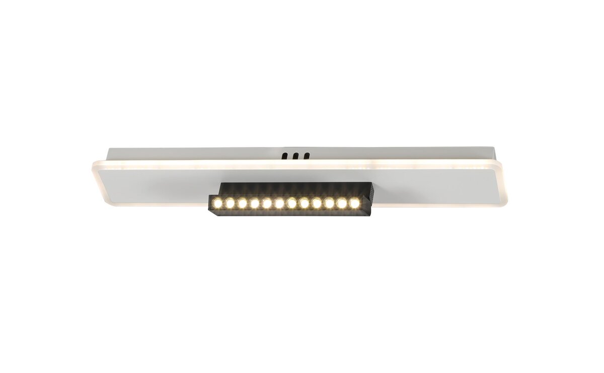 Люстра LED VALESO G 2564/600 WT+BK 58W,3000K-6500K Пульт: 2.4G With Dimming,Розмір: 600*100*100 мм,