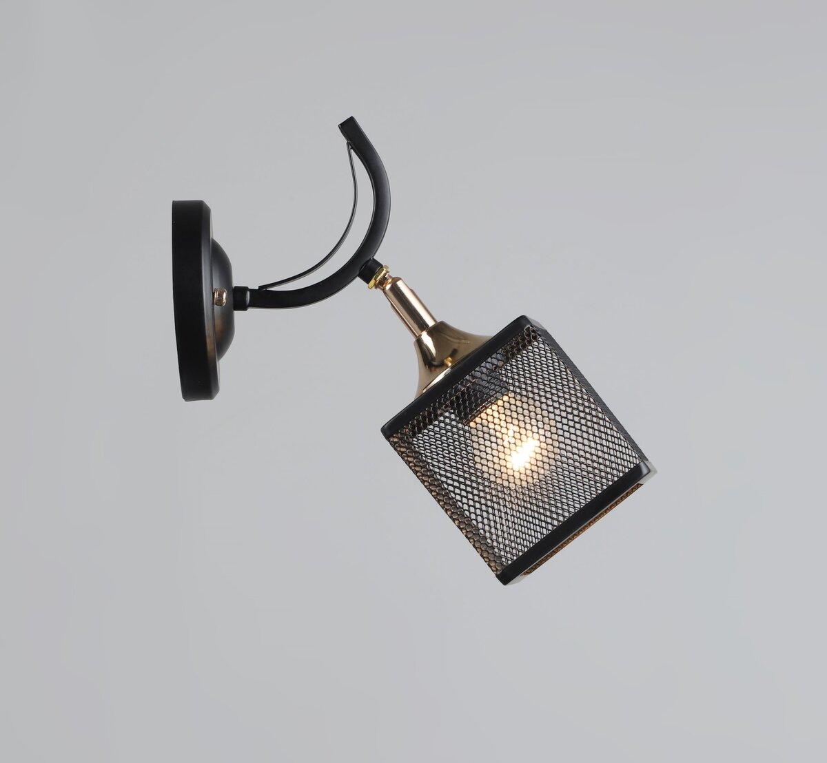 Бра настінне B N5708/1W BK+FGD