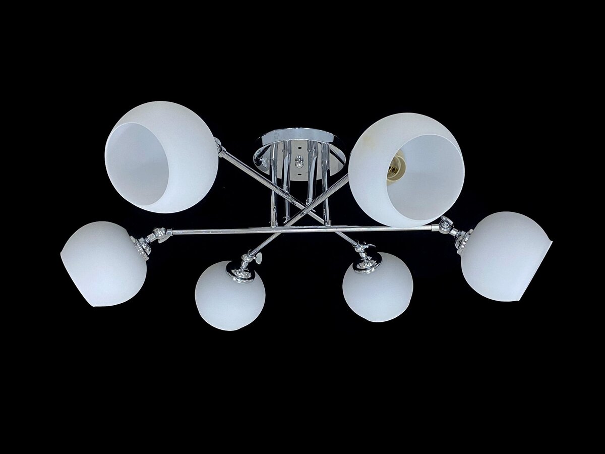 Підвісна люстра на 6 плафонів 91176B/6 хром
