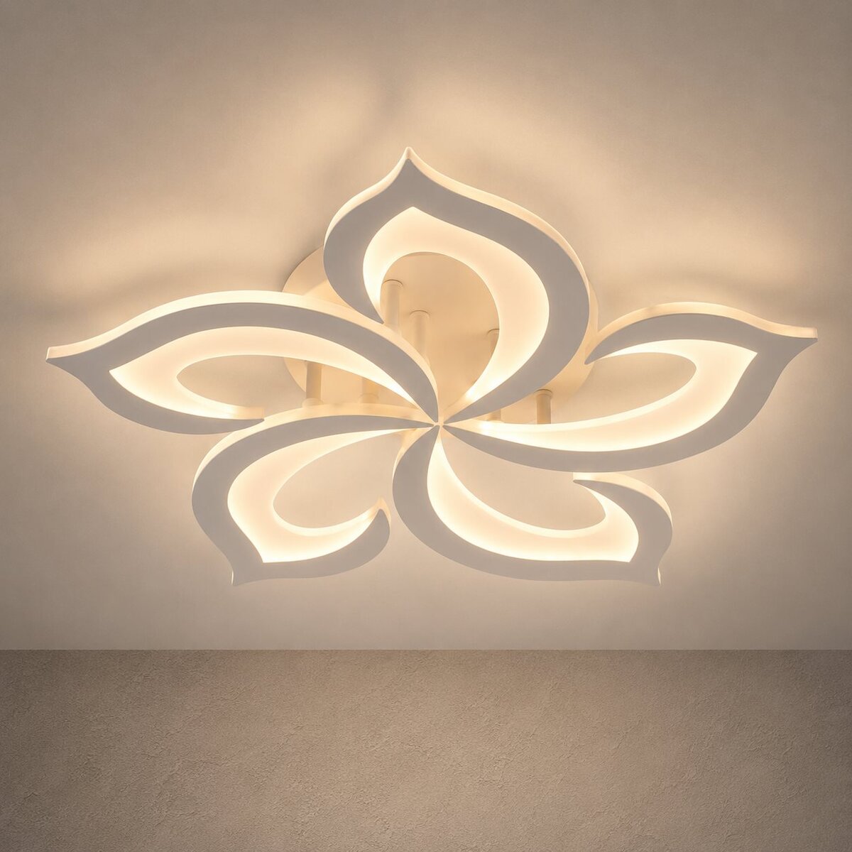 Люстра стельова VALESO LI9922-5 WH, біла, LED 70W