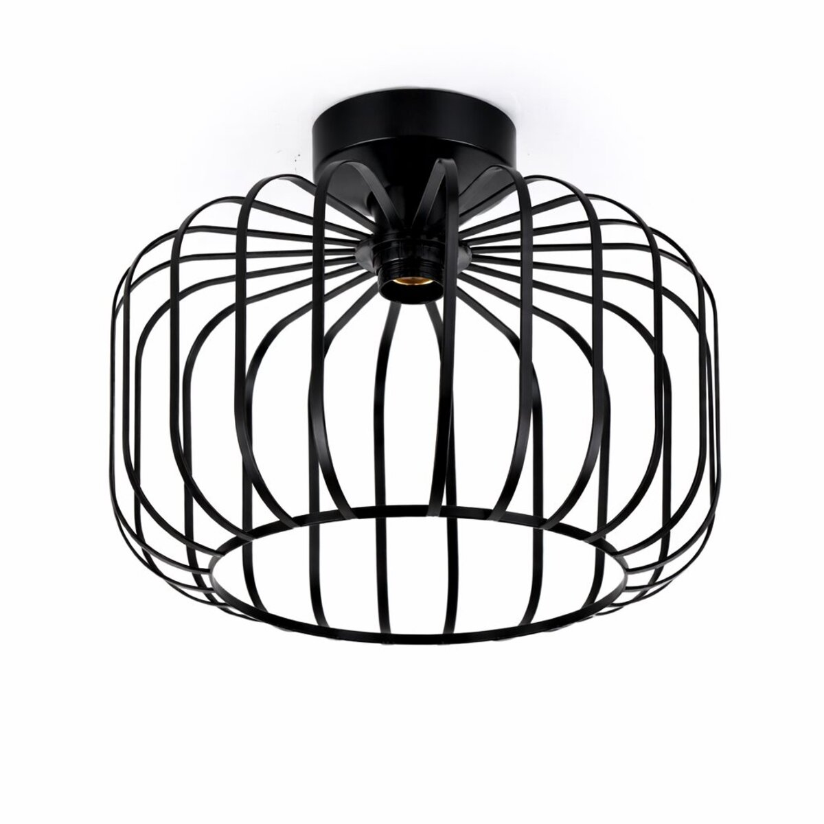 Стельова люстра VALESO CD051-1, 1 плафон, метал, чорний, E27, 60W